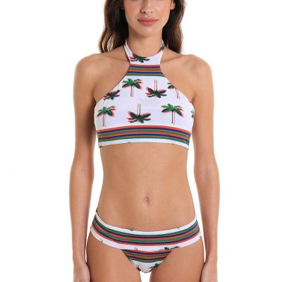Bikini Two-Piece Swimsuit Copacabana Sandy Palm Tree Bikini Two-Piece Swimsuit Copacabana Sandy Palm Tree